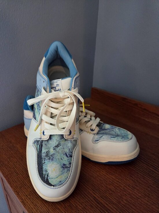 Galartsy Other - Galartsy Van Gogh Starry Night Low Top Sneakers Unisex Fit  Men’s 13